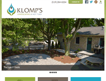 Tablet Screenshot of klomps.ca